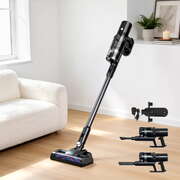 Stick Vacuum Cleaner Handstick Brushless Cordless Vac Handheld 350W Grey