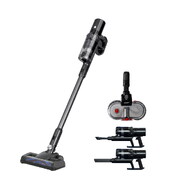 Powerful Grey Cordless Stick Vacuum Cleaner with Mop - 350W