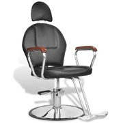 Professional Barber Chair Leather Black