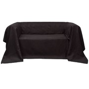 Micro-suede Couch Slipcover (Brown)   