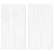 String Curtains 2 pcs--White