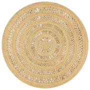 Handmade Braided Jute Rug 150 cm