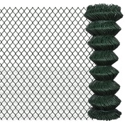 Chain Link Fence Galvanised Steel  Green