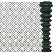 Chain Link Fence Galvanised Steel Green