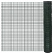 Chicken Wire Fence Galvanised with PVC Coating Green M