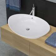 Luxury Ceramic Basin Oval with Overflow 