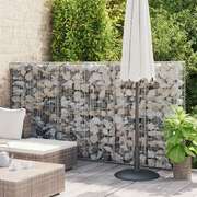 Gabion Basket with Lids Galvanised Wire XXL