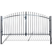 Door Fence Gate with Spear Top (Double)
