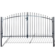 Door Fence Gate with Spear Top--Double  