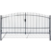 Double Door Fence Gate with Spear Top XL   