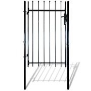 Single Door Fence Gate with Spear Top  XL