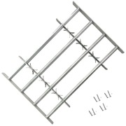 Adjustable Security Grille for Windows 1000-1500mm with 4 Crossbars