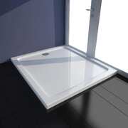 Rectangular ABS Shower Base Tray White    