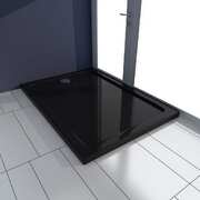 Rectangular ABS Shower Base Tray Black  M