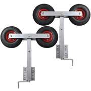 Boat Trailer Double Wheel Bow Support Set of 2 59 - 84 cm 