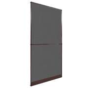 Brown-Hinged Insect Screen for Doors XL