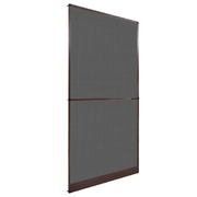 Brown-Hinged Insect Screen for Doors XL