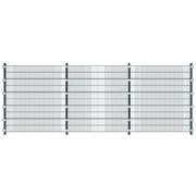 Fence Panel with Posts Anthracite Grey