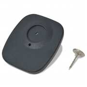 RF Hard Tags and Pins 1000 Sets 8.2 MHz Black