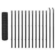 Euro Fence Material Steel Colour Grey