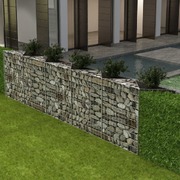 Gabion Basket Galvanised Steel (Silver)