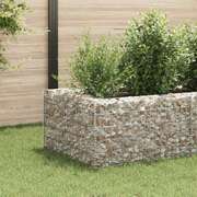 Gabion Planter Steel (Silver)