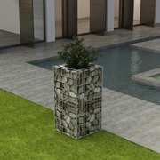 Gabion Planter Steel  "Silver"
