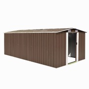Garden Shed Metal - Brown