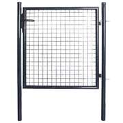 Mesh Garden Gate Galvanised Steel Grey S