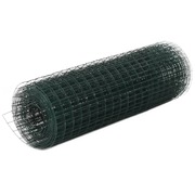 Chicken Wire Fence Steel with PVC Coating  Green M
