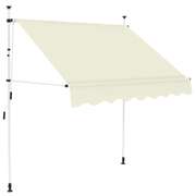 Manual Retractable Awning 150 cm Cream