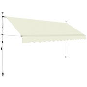 Manual Retractable Awning 350 cm Cream