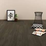 Self-adhesive Flooring Planks 4.46 m² 3 mm PVC Dark Brown