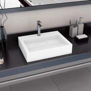 Wash Basin Mineral Cast/Marble Cast -White