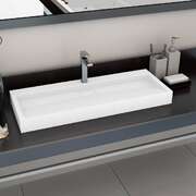 Wash Basin Mineral Cast/Marble Cast--White