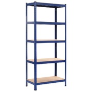 Storage Shelf Blue 80x40x180 cm