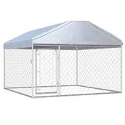  Outdoor Dog Kennel with Roof