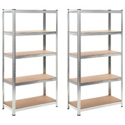 Storage Shelves 2 pcs MDF