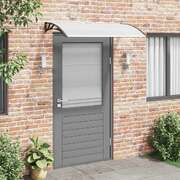 Door Canopy 150x80 cm-Black and Transparent