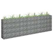 Gabion Raised Bed--Silver