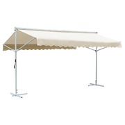 Free Standing Awning Cream