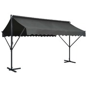 Free Standing Awning Anthracite M