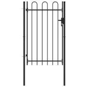Fence Gate Single Door--Black