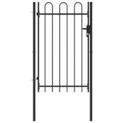 Fence Gate Single Door--Black