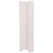 Double-Sided Garden Fence (White)