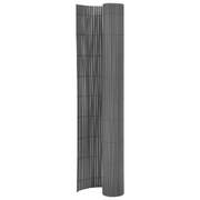 Double-Sided Garden Fence Grey