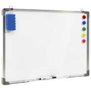 Magnetic Whiteboard Wall Mount 70x50cm Steel | EXTG