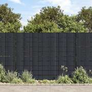 Garden Privacy Screen 140x0.19 m Matte Dark Grey