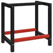 Metal Work Bench (Black and Red)