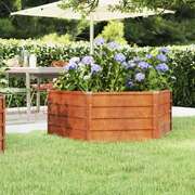 Corten Steel Raised Garden Bed 129x129cm | EXTG